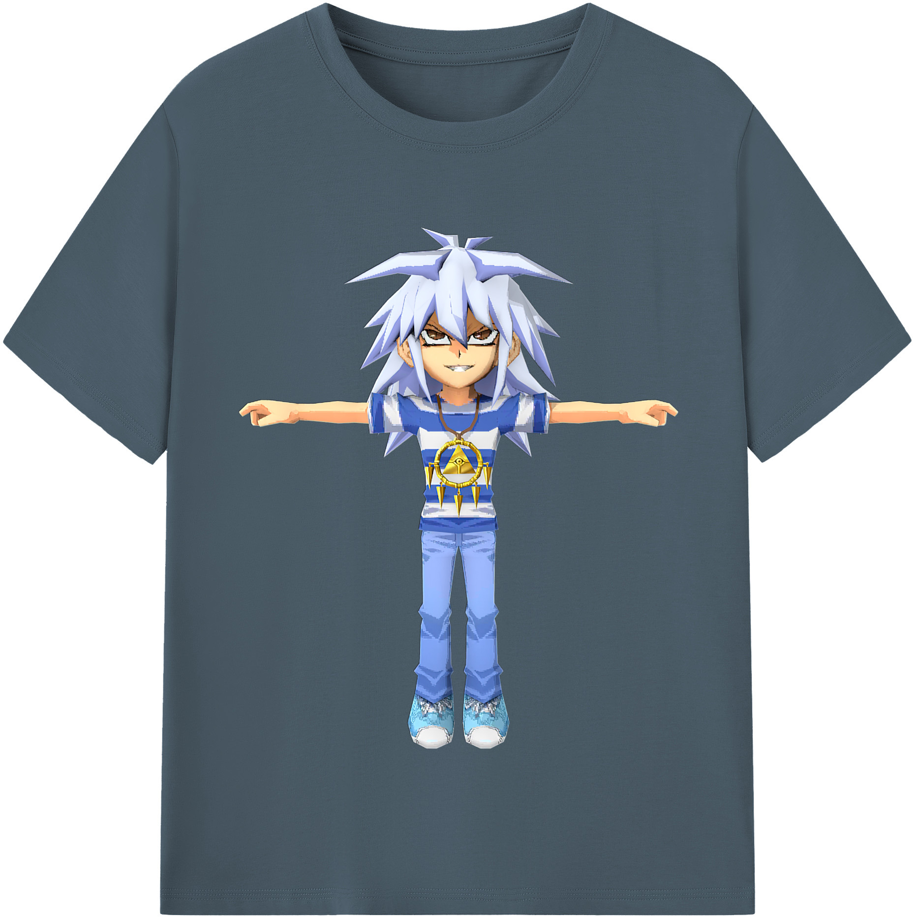 （画像用） 遊☆戯☆王 Yu-Gi-Oh! 綿100％半袖Tシャツ（フロントプリント）
